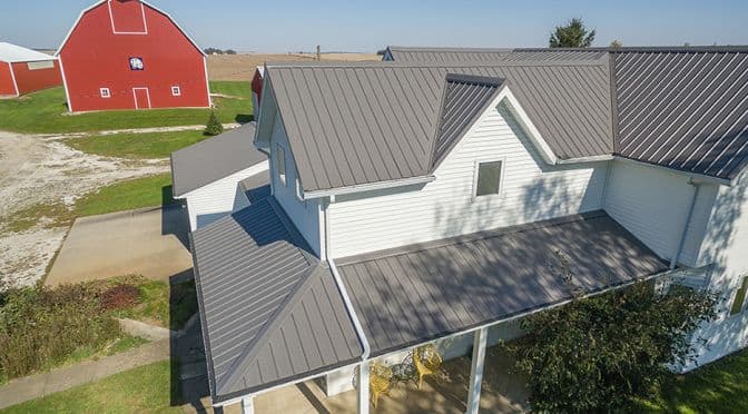 Steel building exterior